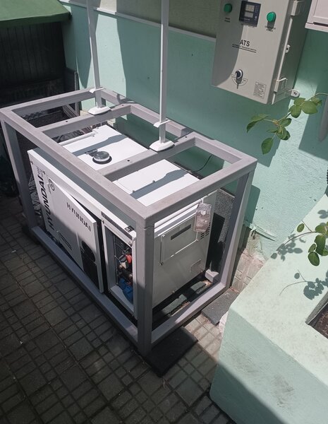 Generator nou Hyunday 8600-SE diesel 6,3 KVA cu ATS si instalare