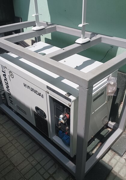 Generator nou Hyunday 8600-SE diesel 6,3 KVA cu ATS si instalare