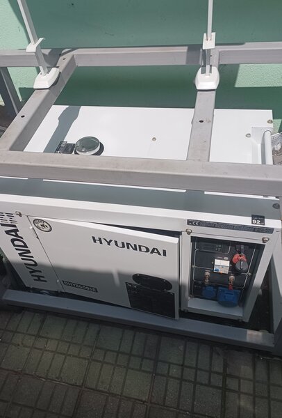 Generator nou Hyunday 8600-SE diesel 6,3 KVA cu ATS si instalare