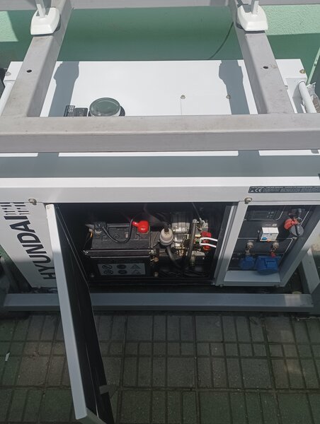 Generator nou Hyunday 8600-SE diesel 6,3 KVA cu ATS si instalare